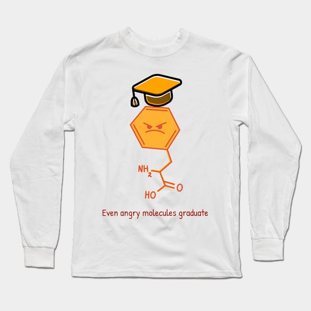 Chemistry Graduation Funny Chemistry humor Long Sleeve T-Shirt by PixelThreadShop